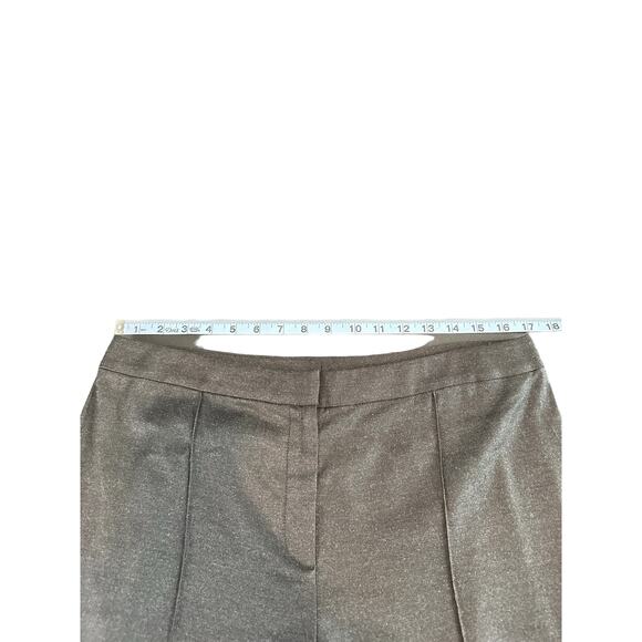 St. John Couture Gray Career Work Office Bootcut Dress Pant Trousers Size 10 - Picture 8 of 11